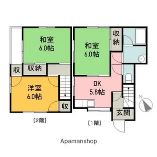 静岡県沼津市西椎路【一戸建】の間取り