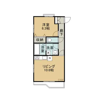 ヴィアクオレ【4階】の間取り