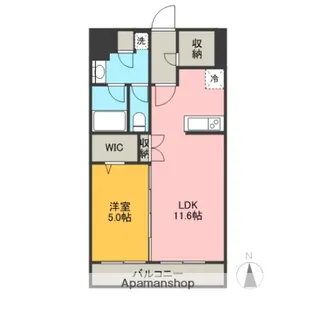 グレースハウス【4階】の間取り