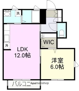 イーストヒル【1階】の間取り
