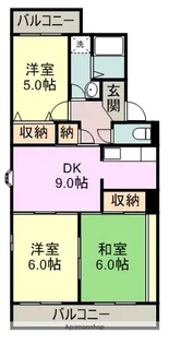 セントラルオサダ【3階】の間取り