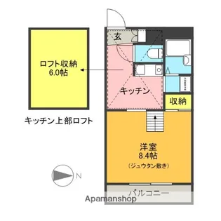 ポピー桜堤【1階】の間取り
