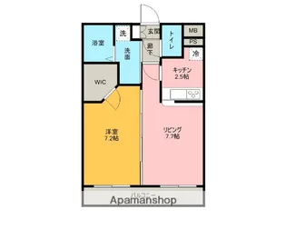 グランフィエルテ【2階】の間取り