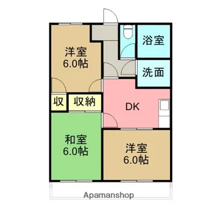 セピアガーデン杉山【1階】の間取り