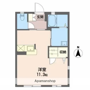 トワヴェール【1階】の間取り