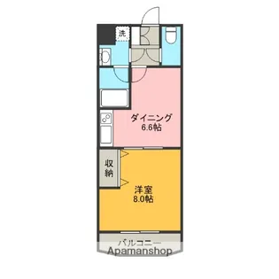 メルベーユ・マ・メゾン【1階】の間取り