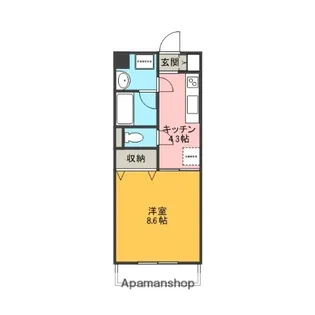 グランマレ プリモ【3階】の間取り