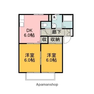 アダマンテピノ【2階】の間取り