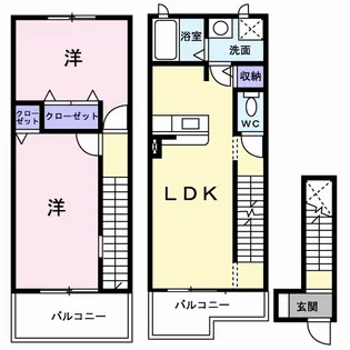 グランボア【2階】の間取り