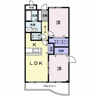 レインボー21【2階】の間取り