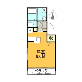 アビテ・ヴィルⅢ【1階】の間取り