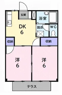 シティハイツ中丸【1階】の間取り