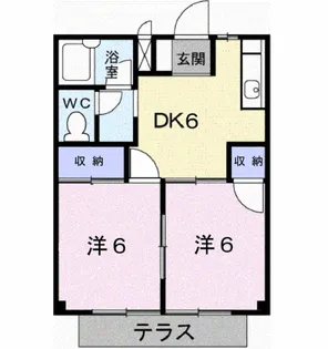 シティハイツ中丸【1階】の間取り