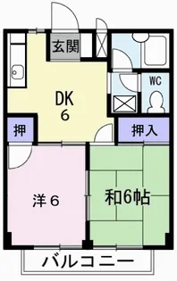 シティハイツ鈴木【2階】の間取り