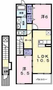 プロムナード【2階】の間取り