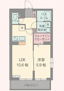 プランドール【2階】の間取り