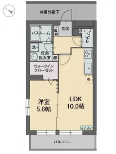 オネスト大和【3階】の間取り