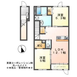 富士 VIEW Ⅱ【2階】の間取り