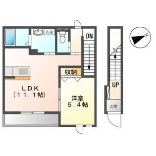 サンフラワーK・Y【201号室】の間取り