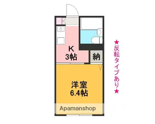 ボヌールコート【B102号室】の間取り
