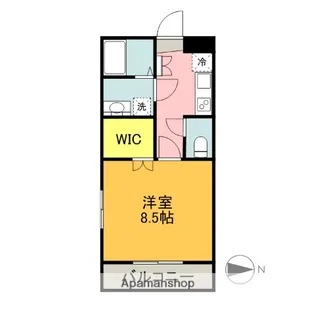 フェリスタ西条町【3階】の間取り