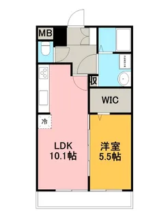 セレスト【2階】の間取り