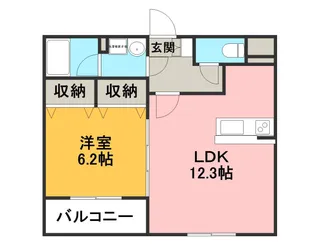 マイフェア裾野【1階】の間取り