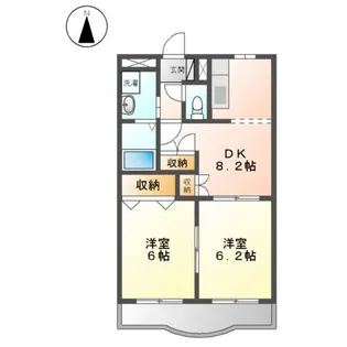 フォーチュン【2階】の間取り