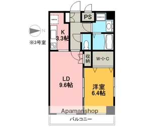 グランヴェーラ下河原【4階】の間取り