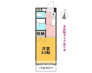 SAM−1【302号室】の間取り