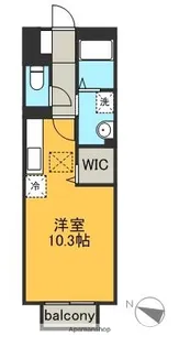 アーデン三島【102号室】の間取り