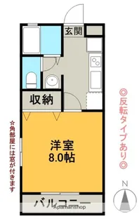 サンライズ【301号室】の間取り