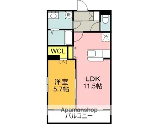 MAISON DE EUPHORIA【1階】の間取り