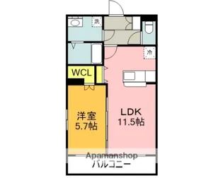 Maison de Euphoria【1階】の間取り