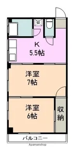 KMハイツ【3階】の間取り