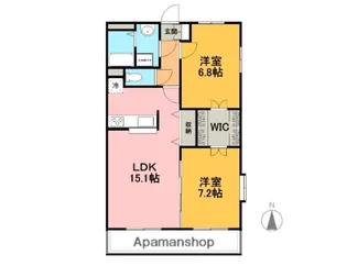 T-パレス蔵【1階】の間取り