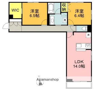 RELAFORT寿町【1階】の間取り