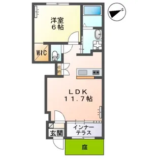 オレンジ【1階】の間取り