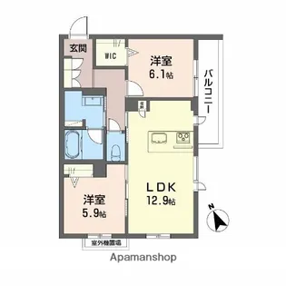 セントリビエ【2階】の間取り
