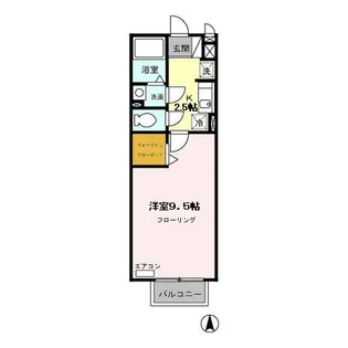 サンパティオ【2階】の間取り