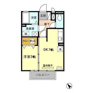 モナリエS Ⅰ【1階】の間取り