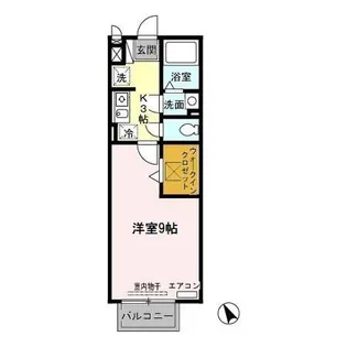 サン・シュテルン【1階】の間取り