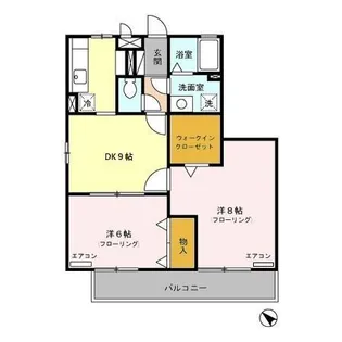 グランメール【2階】の間取り