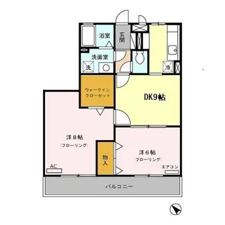 グランメール【3階】の間取り