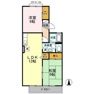 セジュールU【2階】の間取り