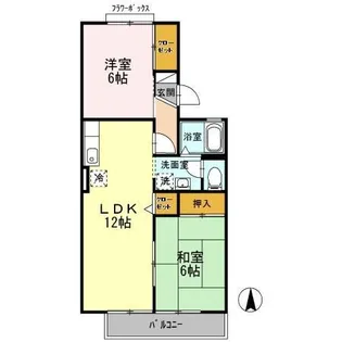セジュールU【2階】の間取り