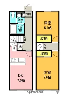 RIO【104号室】の間取り