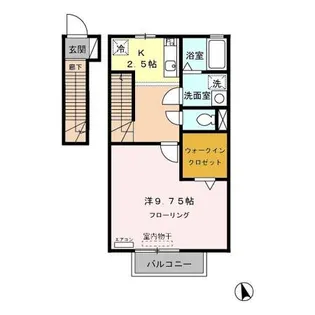 エトワール【2階】の間取り