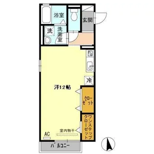 レセンテNS【2階】の間取り