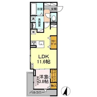 DiosPersimmon長泉 I棟【3階】の間取り